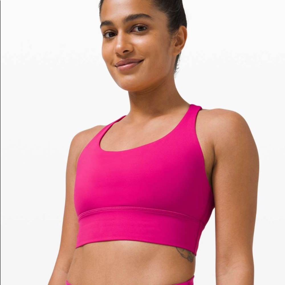 ENERGY LONGLINE BRA LULULEMON SIZE 8 NWT